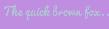 Image with Font Color B2C2D4 and Background Color BF8EE1